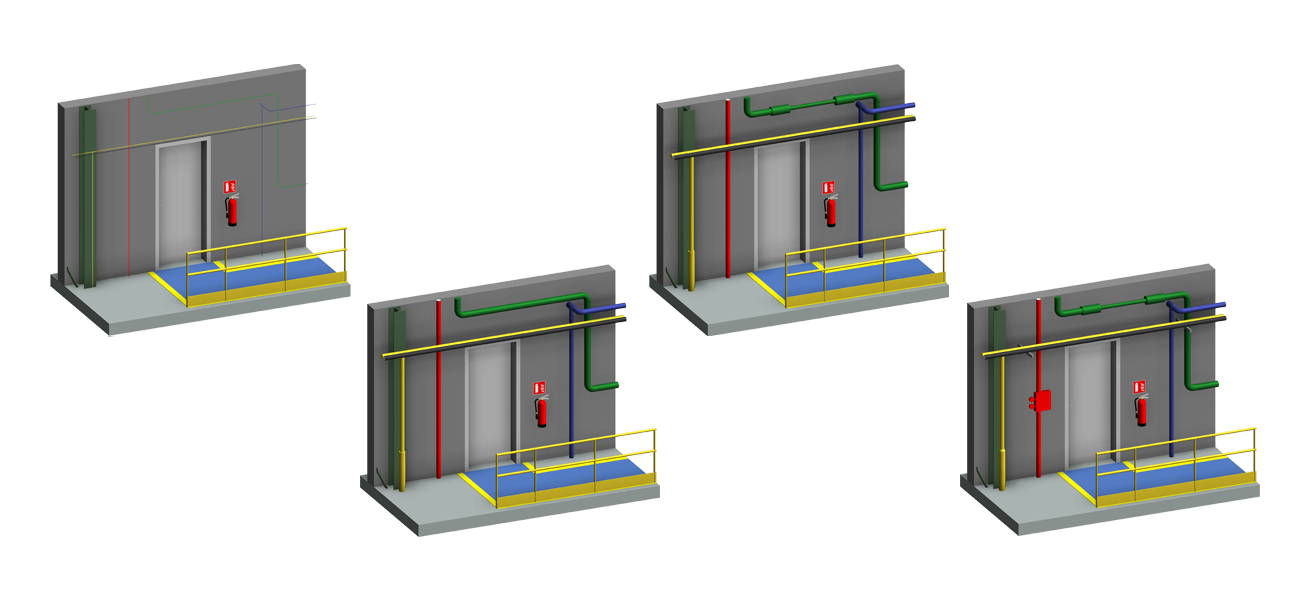 Niveaux de détail LOD d'une maquette numérique