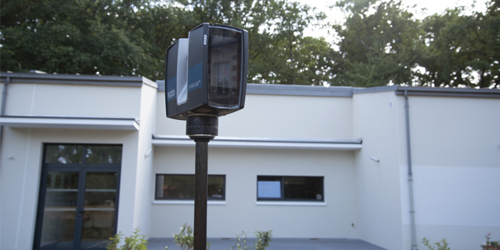 Relevé 3D de la cantine d'une collectivité locale